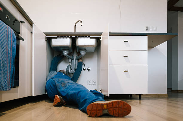 Professional Plumbing technician working in Baden, MD